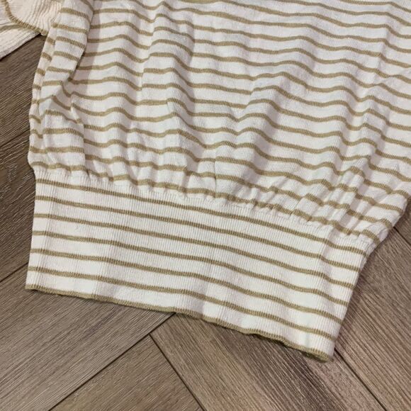 NWOT Ann Taylor Linen Blend Sweater Tee - Picture 2 of 5